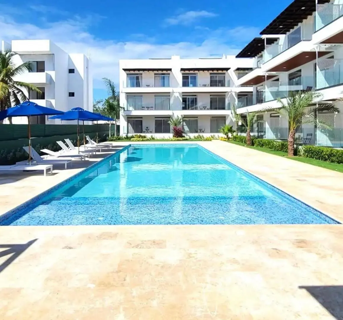 プンタ・カナPalms B104 - 2-Br App Mit Pool-Blick & Shuttleアパートメント ドミニカ共和国